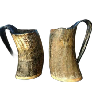 Mug en corne de buffle naturel pour les festivals, mug en corne de buffle authentique, mug à boire, prix abordable - Product Image 5