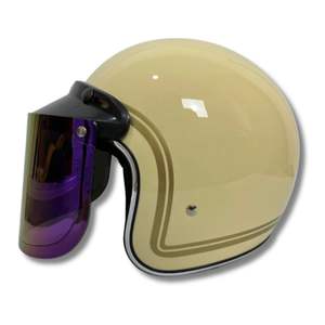 หมวกกันน็อคแบบเปิดหน้า CRX Bogo-X คุณภาพสูง รุ่นใหม่ เคลือบเงา วัสดุ ABS บุโฟม มาตรฐาน SNI พร้อมแผ่นปิดหน้าแบบแบน สำหรับรถจักรยานยนต์ - Product Image 4