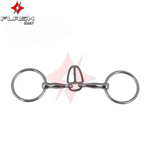 Bradoon équestre sur mesure But anneau lâche Snaffle acier inoxydable cheval bouche Bits culottes Western équitation Durable - Product Image 4
