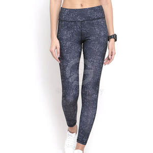 Factory Price <b>Women</b> <b>Legging</b> High Elastic Waist Solid <b>Pattern</b> Custom Printing Full Length High Quality Eco-Friendly Breathable - Product Image 1