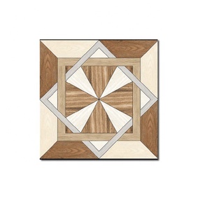 Carreaux de mur et de sol en céramique émaillée intérieure, finition satinée polie, imprimés en forme de pentagone, effet brique moderne, 396x396 mm - Product Image 2