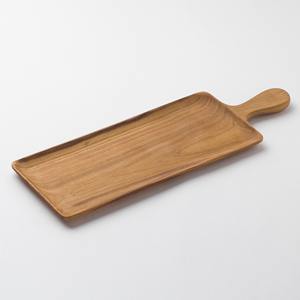 Meilleur prix cuisine plateau en bois ensemble plateaux de fruits rectangulaires solides gourmet dîner vaisselle de l'usine - Product Image 2