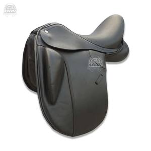 Dressage de selle anglaise d'équitation de qualité supérieure en cuir pur de qualité supérieure noir couleur marron - Product Image 2