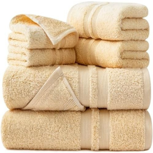 Extra <b>Large</b> 100% Cotton Turkish Bath & Hand Towels Premium Woven Bath Sheet with Maximum Softness and Absorbency - Product Image 1