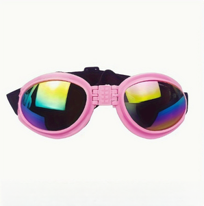 แว่นกันแดดสำหรับสุนัข แว่นตาสำหรับสุนัขพันธุ์กลางถึงใหญ่ ป้องกันลม ฝุ่น หมอก แว่นตาสำหรับสัตว์เลี้ยงพร้อมสายรัดปรับได้ - Product Image 5