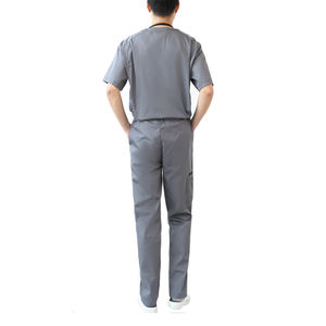 เสื้อกีฬาผู้ชายยูนิเซ็กส์โพลีเอสเตอร์/ ผ้าฝ้ายผสมผ้าฟลีซผ้าใบมีกระเป๋ามีซิปปรับแต่งโลโก้ได้อย่างรวดเร็วสำหรับใช้ในโรงพยาบาล - Product Image 5