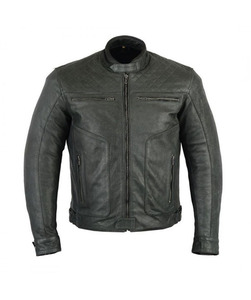 Veste en cuir véritable pour homme, tendance hivernale, fabrication en usine, style streetwear, imperméable, prix bas, veste pour homme - Product Image 3