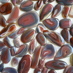 Natural Botswana Agate Cabochon Smooth Energy Healing Quartz Flat Back Loose Gemstone for Jewelry Bulk Supply - Product Image 1