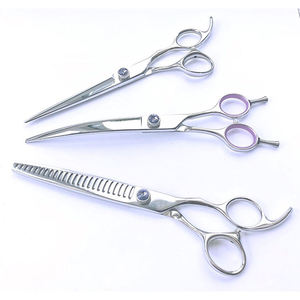 Professional Quality Stainless Steel Custom Logo Pet Grooming <b>Scissors</b> Straight <b>Dog</b> <b>Scissors</b> - Product Image 3