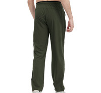 Pantalon de jogging personnalisé pour homme, vert olive premium, 100% coton molletonné, fabrication directe Sialkot, haute qualité, streetwear, OEM