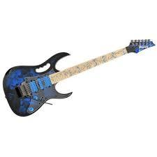 กีตาร์เบส JEM77 Steve Vai Signature รุ่นใหม่เอี่ยม พร้อมฟิงเกอร์บอร์ดไม้มะเกลือลายดอกไม้สีน้ำเงิน  จัดส่งทั่วโลก - Product Image 3