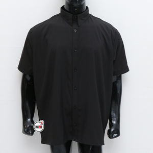 Camisetas personalizadas de manga corta con botones para hombre, camisetas de algodón liso de estilo informal ligero de verano para hombre - Product Image 3