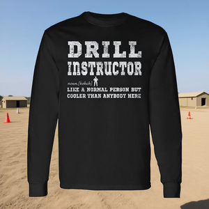 T-shirt promotionnel à manches longues pour instructeur de drill - Product Image 3
