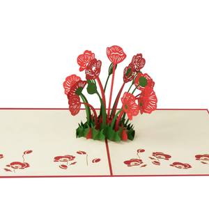 Nouvelle collection 2026, carte pop-up 3D, carte de vœux en papier faite à la main pour mariage et Saint-Valentin, cadeau spécial - Product Image 2