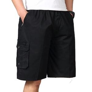 กางเกงขาสั้นผ้าคอตตอนแบบผูกเชือกกางเกงขาสั้นลำลองสำหรับผู้ชายทรงโอเวอร์ไซส์สำหรับใส่เล่นกีฬา - Product Image 3