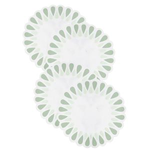 Sets de table en lin classiques décoratifs avec broderie à la main pour une décoration de table spéciale, ambiance luxueuse, carton - Product Image 1