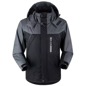 Chaqueta de lluvia de esquí de montaña personalizada Diseño de panel Impermeable Transpirable Chaqueta de esquí de 3 capas Traje de esquí de nieve cálido para exteriores - Product Image 2