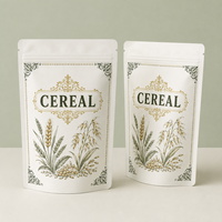 Sachet Doypack Personnalisé avec Logo pour Céréales de Petit-Déjeuner, Emballage Souple de Qualité Alimentaire Anti-Humidité pour Aliments pour Animaux de Compagnie et Chewing-gum