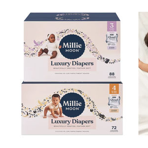 Pañales de Lujo Millie Moon Cloud Touch Softness para Bebés, Protección Contra Fugas, Superficie Seca, Envío Rápido, Precio Económico al por Mayor - Product Image 1
