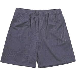 Pantalones cortos de malla lisos para baloncesto, 22 colores, listos para enviar, sueltos, informales, transpirables, de doble capa, para hombre, envío MenDDP - Product Image 4