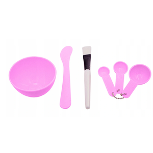 Set de Mascarilla Rosa con Tazón y Brocha para Uso Facial - Product Image 4