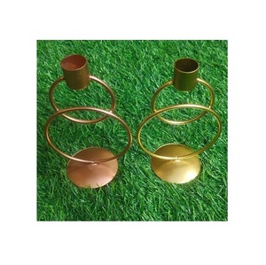 Wholesale <b>Bulk</b> Metal <b>Candle</b> Holders with Intricate Patterns for High-end Decorative Purposes - Product Image 1