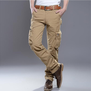 กางเกงคาร์โก้ผู้ชายสำหรับการฝึกอบรมกลางแจ้งผ้าทอภาษีต่ำสำหรับสินค้าส่งออก - Product Image 5