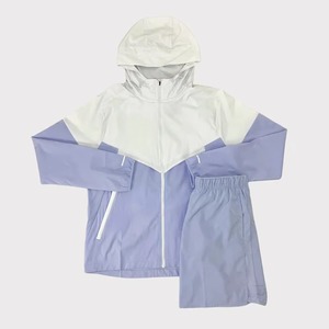 Ensembles de shorts et vestes coupe-vent pour hommes, short à fermeture éclair, ensemble deux pièces, survêtement coupe-vent en nylon, nouveauté 2025 - Product Image 3