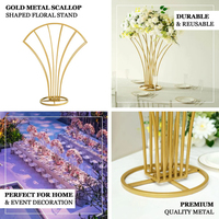 Support à fleurs fait main pièce maîtresse support de fleurs en métal de table de mariage en or pour la décoration de mariage support et support de fleurs en arc