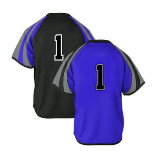 เสื้อเจอร์ซีย์เล่นกีฬาลาครอสเสื้อเจอร์ซีย์แขนสั้นออกแบบได้ตามที่ต้องการดีไซน์ใหม่ - Product Image 4