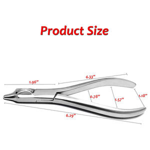 Pince orthodontique universelle en acier inoxydable dentaire, pince à plier les fils, pinces orthodontiques, instruments dentaires, manuel CE - Product Image 3