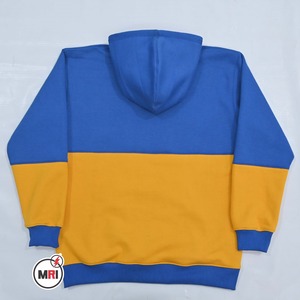 เสื้อมีฮู้ดเสื้อสวมหัวปักลาย3D แฟชั่นสำหรับผู้ชายผ้าฝ้ายนุ่มสองสีดีไซน์แบบมีกระเป๋าสำหรับฤดูหนาว - Product Image 3