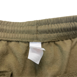 กางเกงขาสั้นผ้าฟลีซแบบลำลองสำหรับผู้ชายเอวยางยืดมีกระเป๋าสองข้างทำจากผ้าฝ้ายโพลีเอสเตอร์สำหรับผู้ใหญ่ - Product Image 4