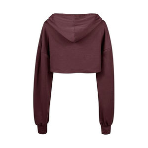 เสื้อฮู้ดผู้หญิงแบบตัดสั้นสำหรับผู้หญิงเสื้อผ้าแนวสตรีทแบบระบายอากาศได้มีฮู้ดตัดสั้นราคาถูก - Product Image 2