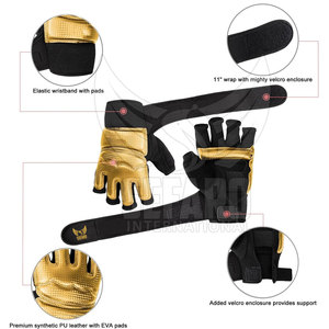 Vente directe d'usine, vêtements d'entraînement, gants de taekwondo, demi-doigts, gants de sécurité pour le taekwondo, en stock - Product Image 3