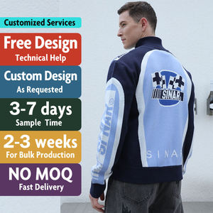 เสื้อแจ็คเก็ตวาร์ซิตี้ผู้ชายแบบลำลองสั่งทำพิเศษ คอตั้ง คุณภาพพรีเมียม มีให้เลือกหลายสี - Product Image 3