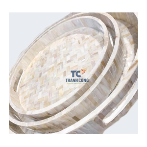 Plateau de service en nacre de luxe fabriqué à la main en provenance du Vietnam, plateau de service en nacre Antique, offre spéciale - Product Image 1