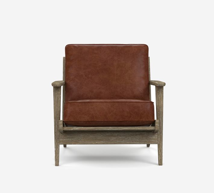 Italian style hotel lobby occasional luxury mid century modern leather upholstered accent recliner daiki armchair lounge chair