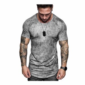 100% Cotton Heavy <b>Weight</b> Custom Vintage Wash Over Sized <b>Blank</b> Printed Design Plain Sportswear Slus Size Acid T Shirt - Product Image 1