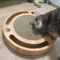 Nouveau Jouet à Billes Interactif en Bois Écologique de Haute Qualité pour Chat, Griffoir pour Animaux de Compagnie, Accessoires pour Animaux en Provenance du Vietnam
