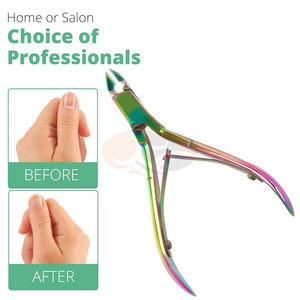 ที่ตัดหนังกำพร้าเล็บมืออาชีพ สแตนเลส ใบมีดคมพิเศษ แบบสปริงเดี่ยว พร้อมกล่องดูแลเล็บ - Product Image 5