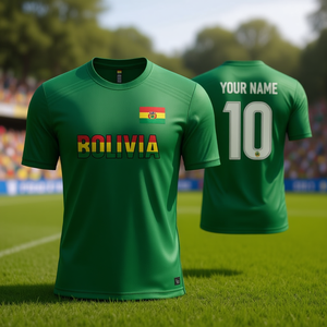 Set Personalizzato di Maglie da Calcio Bolivia con Nome e Numero per la Coppa del Mondo 2026, Accessori per Tifosi - Product Image 3