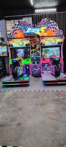 Simulateur DX 2PL de 42 pouces, jeu d'arcade dynamique à pièces, Moto GP Bike Racing, vente chaude - Product Image 4