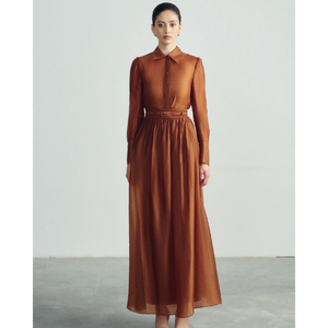 Blusa y camisa de mujer de calidad superior ESPERANZA CON VOLANTES TOPS 73% Cupro 27% Poliéster Ropa de mujer de moda hecha en Vietnam - Product Image 1