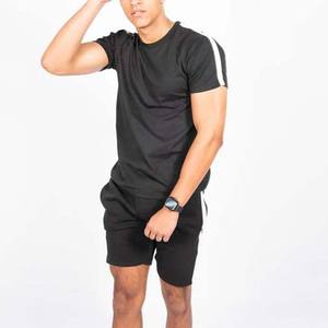 100% Polyester Cotton Slim Fit <b>Short</b> Sleeves Crew Neck Twinset T-Shirts <b>and</b> <b>Shorts</b> <b>Sets</b> New Arrival <b>Top</b> Quality - Product Image 1
