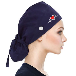 Gorro de enfermería profesional con correa ajustable Gorro de enfermería transpirable para cirujanos y personal médico - Product Image 5