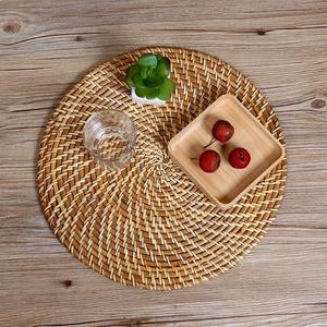 Eco-friendly Natural <b>Rattan</b> Minimalist Customized Size Decorative Charger Wholesaler Manufacture Table Dinner <b>Placemats</b> Carton - Product Image 6