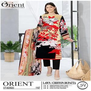 Nueva llegada ocasión especial alta calidad 3 piezas mujeres Salwar Kameez conjunto impreso césped camisa bordado escote indio - Product Image 5