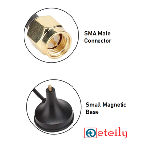 Antena magnética 5G 9dBi de la mejor calidad con cable RG174 (1/2 ") + conector SMA (M) St. - Product Image 2