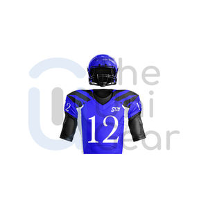 Maillot de football américain de conception personnalisée le plus vendu dernière conception uniforme de football américain t-shirt et pantalon de sport Style d'équipe - Product Image 6